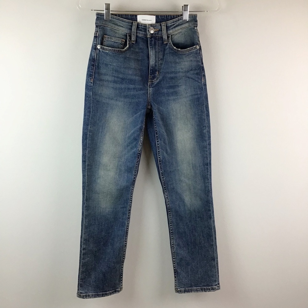NWT Current/Elliot The Original High-Waist Ankle Stiletto Blue Jeans | 26
